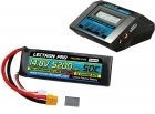 Power Pack #53 - ACDC-10A Charger + 1 x 14.8V 5200mah 50C Soft Pack w/ XT60 + Adapter (#4S5200-50SX)