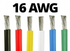 16 Gauge Silicone Wire (By the Foot) - Available in Black, Blue, Green, Red, White, and Yellow