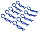 Anodized Body Clips - Set of 10 - Blue