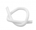 3/16 Woven Split Tube Cable Wrap - White - 1 ft