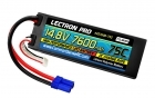 Lectron Pro 14.8V 7600mAh 75C Hard Case Lipo Battery with EC5 Connector