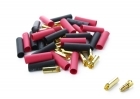Bullet Connectors - 3.5mm - 25-Pack - Male, 25-Pack - Female