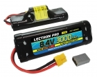 Lectron Pro NiMH 8.4V (7-cell) 3000mAh Hump Pack with XT60 Connector <b>+ CSRC adapter for XT60 batteries to popular RC vehicles</b>