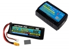 Power Pack #32 - AC-3A Charger + 1 x 11.1V 5200mah 50C w/ XT60 + Gray Adapter (#3S5200-50X)