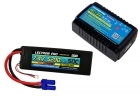 Power Pack #52 - AC-3A Charger + 1 x 7.4V 5200mah 50C w/ EC5 Connector (#2S5200-505)